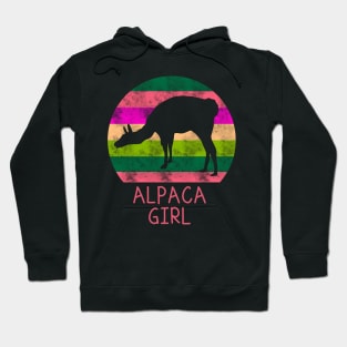 Alpaca Girl Llama Woman Hoodie